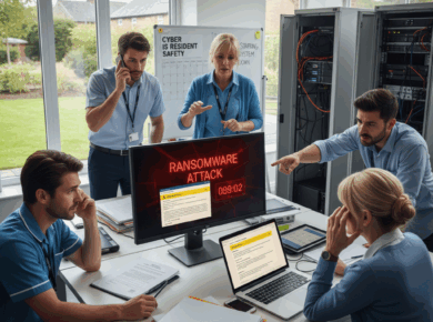 Cyber attack on care homes